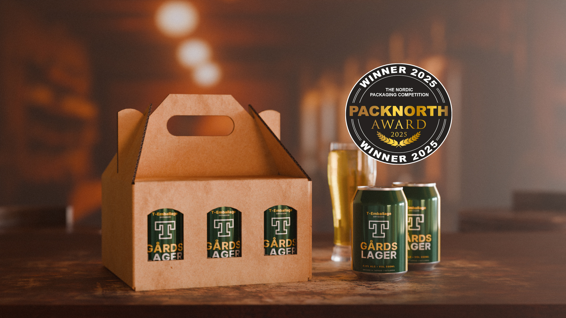 Dryckesförpackning 9 Pack Med 33Cl Burkar Packnorth Award 2025